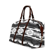 Load image into Gallery viewer, Okotoks Black and White Classic Travel Bag (Model 1643) Remake Classic Travel Bags (1643) e-joyer 
