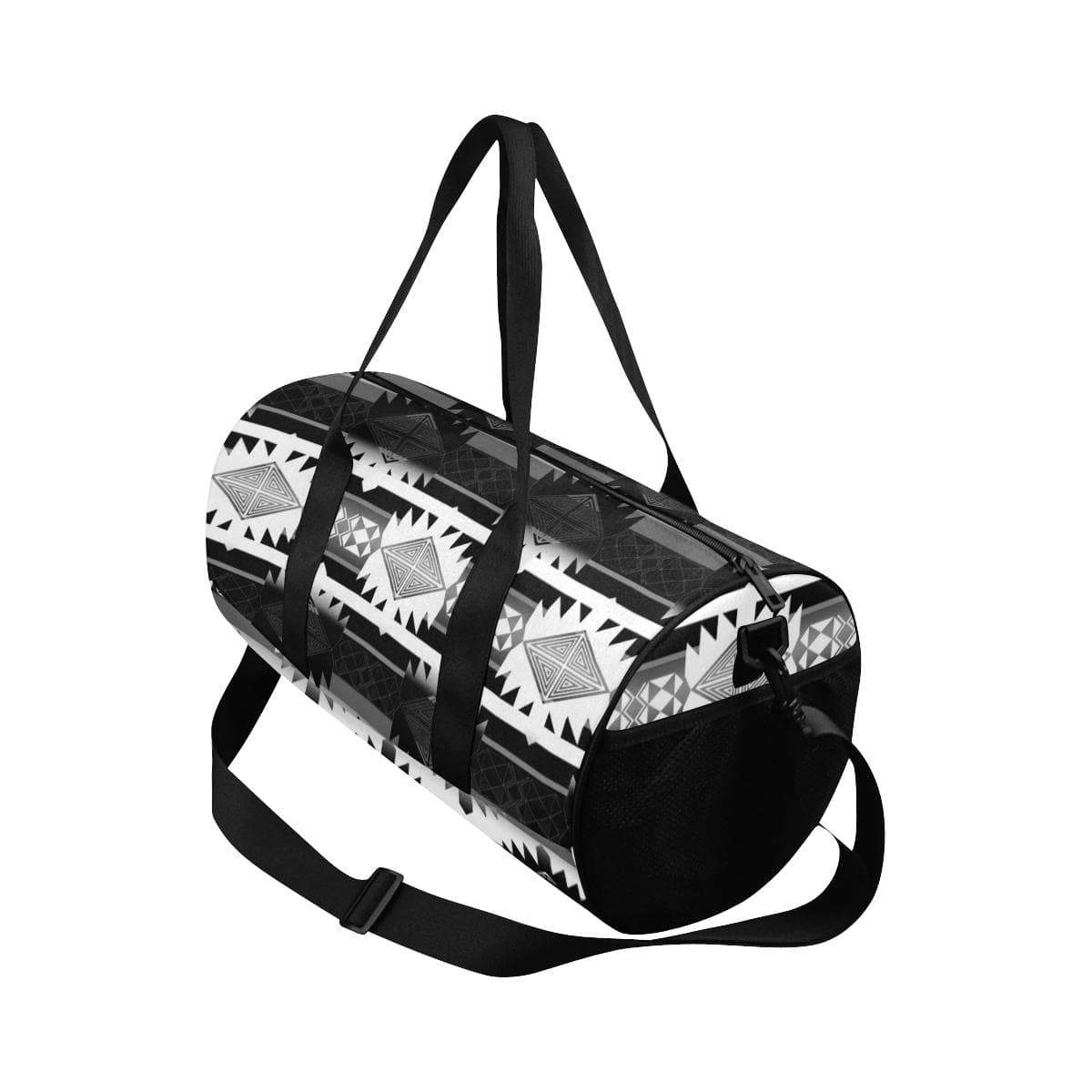 Okotoks Black and White Duffle Bag (Model 1679) Duffle Bag (1679) e-joyer 