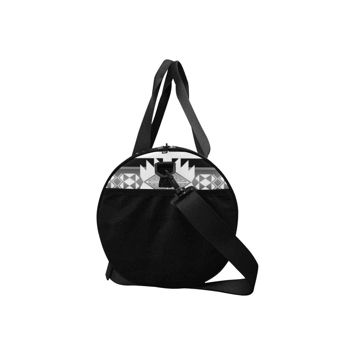 Okotoks Black and White Duffle Bag (Model 1679) Duffle Bag (1679) e-joyer 