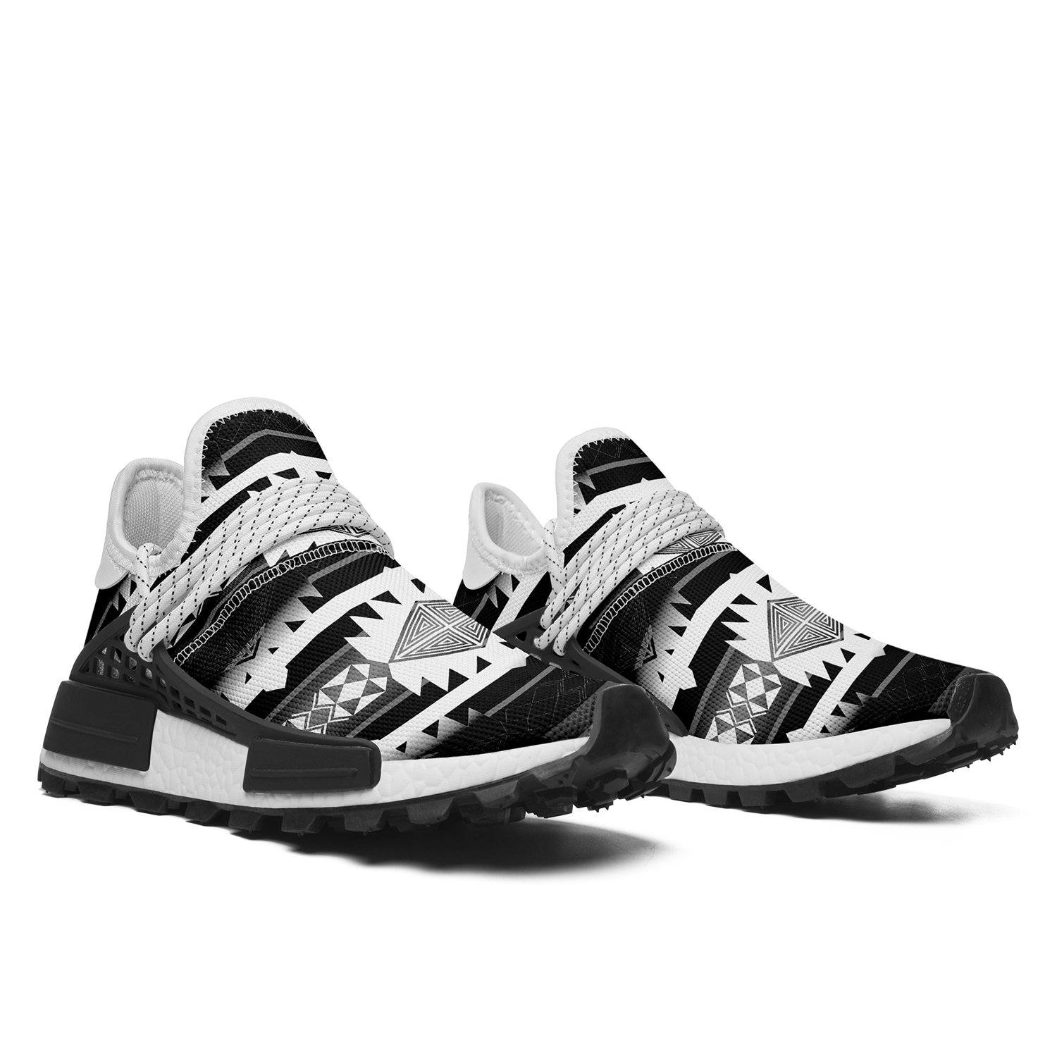 Okotoks Black and White Okaki Sneakers Shoes 49 Dzine 