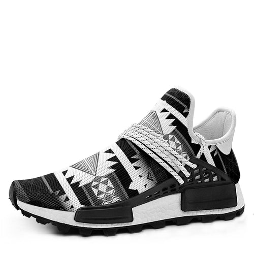 Okotoks Black and White Okaki Sneakers Shoes 49 Dzine 