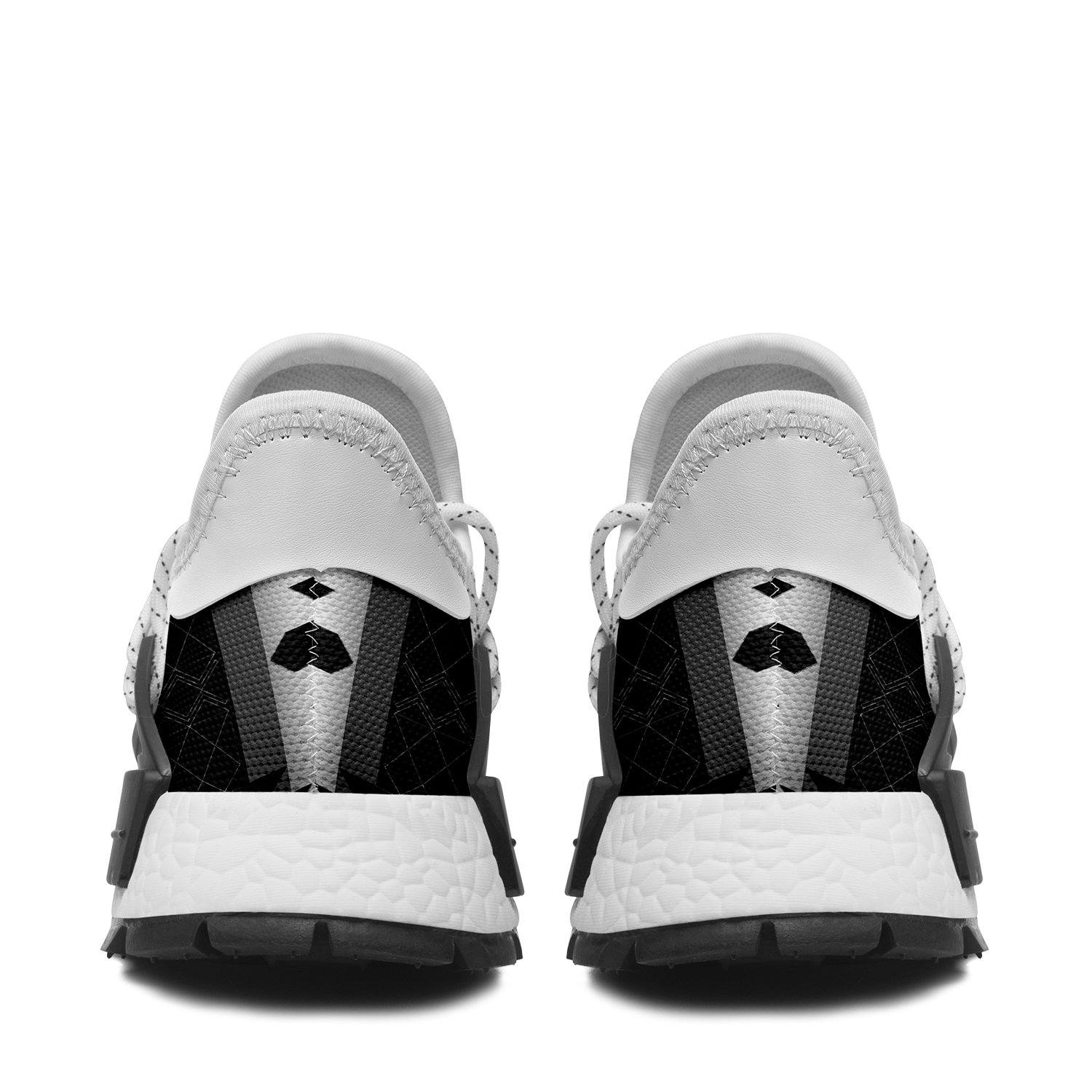 Okotoks Black and White Okaki Sneakers Shoes 49 Dzine 