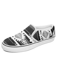 Load image into Gallery viewer, Okotoks Black and White Otoyimm Canvas Slip On Shoes 49 Dzine 
