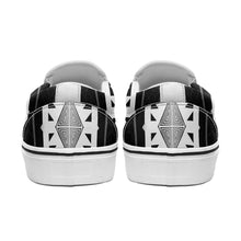 Load image into Gallery viewer, Okotoks Black and White Otoyimm Canvas Slip On Shoes 49 Dzine 
