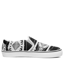 Load image into Gallery viewer, Okotoks Black and White Otoyimm Canvas Slip On Shoes 49 Dzine 
