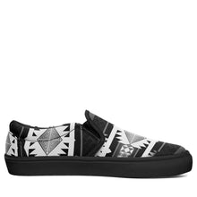 Load image into Gallery viewer, Okotoks Black and White Otoyimm Canvas Slip On Shoes 49 Dzine 
