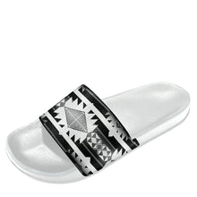 Load image into Gallery viewer, Okotoks Black and White Slide Sandals 49 Dzine 
