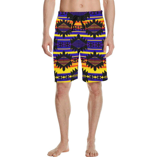 Okotoks Eagle Men's All Over Print Casual Shorts (Model L23) Men's Casual Shorts (L23) e-joyer 