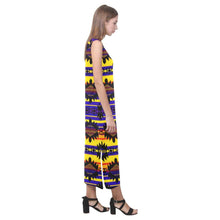Load image into Gallery viewer, Okotoks Eagle Phaedra Sleeveless Open Fork Long Dress (Model D08) Phaedra Sleeveless Open Fork Long Dress (D08) e-joyer 

