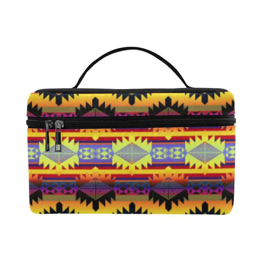 Okotoks Gathering Cosmetic Bag/Large (Model 1658) Cosmetic Bag e-joyer 