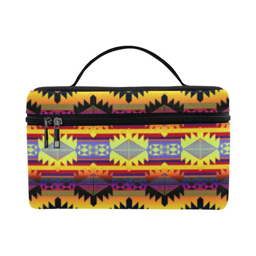 Okotoks Gathering Cosmetic Bag/Large (Model 1658) Cosmetic Bag e-joyer 