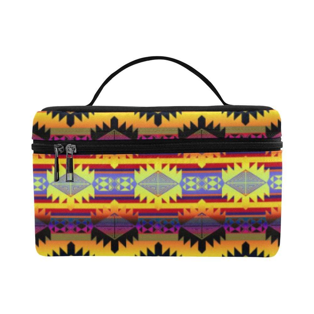 Okotoks Gathering Cosmetic Bag/Large (Model 1658) Cosmetic Bag e-joyer 