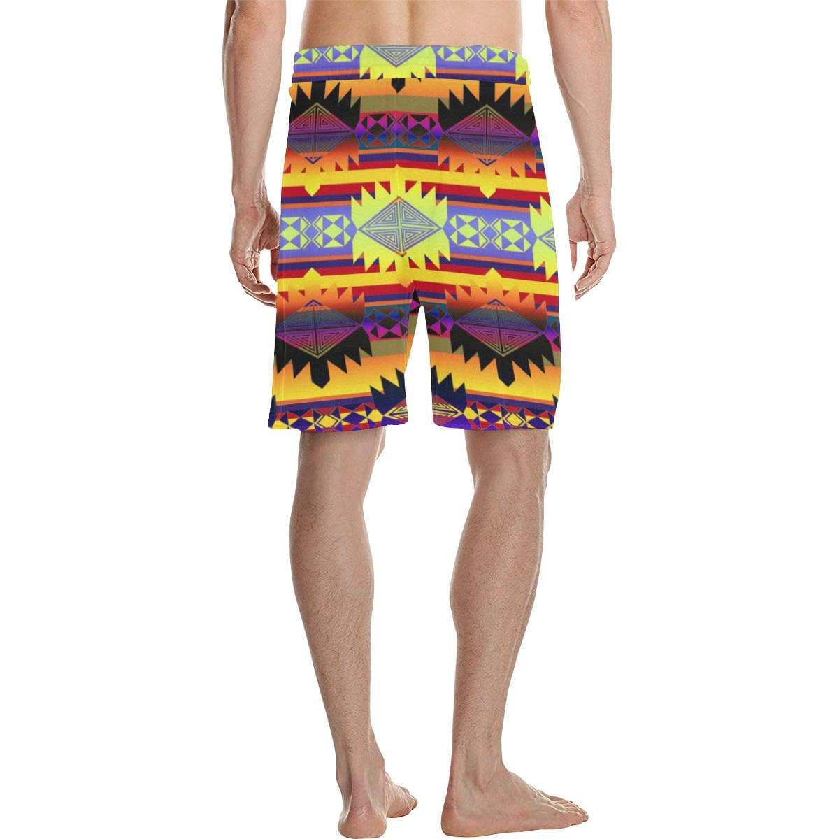 Okotoks Gathering Men's All Over Print Casual Shorts (Model L23) Men's Casual Shorts (L23) e-joyer 