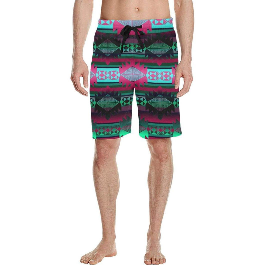 Okotoks Horizon Men's All Over Print Casual Shorts (Model L23) Men's Casual Shorts (L23) e-joyer 