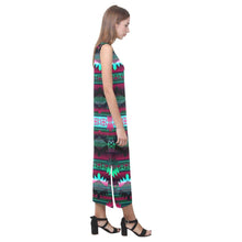 Load image into Gallery viewer, Okotoks Horizon Phaedra Sleeveless Open Fork Long Dress (Model D08) Phaedra Sleeveless Open Fork Long Dress (D08) e-joyer 
