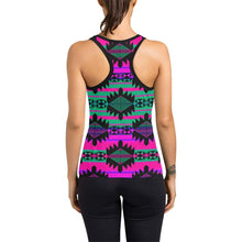 Load image into Gallery viewer, Okotoks Moonlight Women&#39;s Racerback Tank Top (Model T60) Racerback Tank Top (T60) e-joyer 
