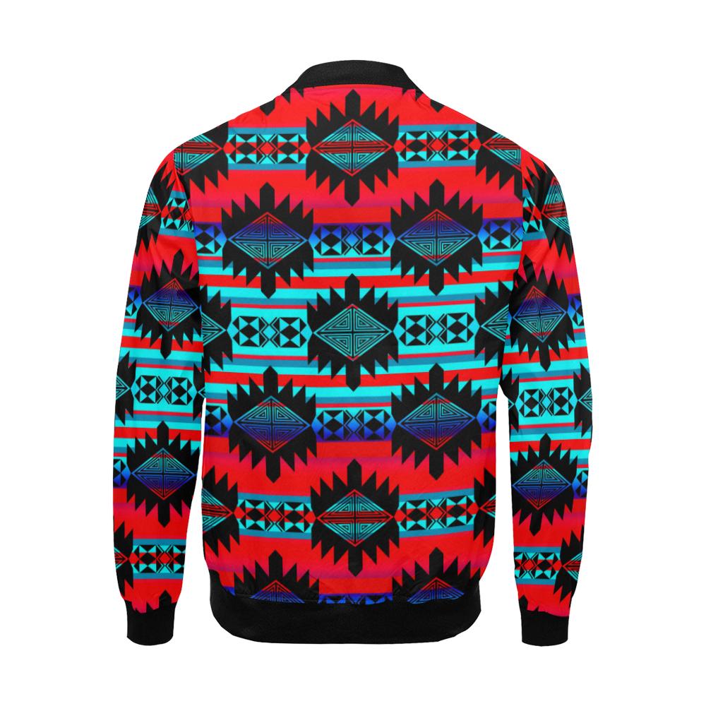 Okotoks Mountain All Over Print Bomber Jacket for Men/Large Size (Model H19) All Over Print Bomber Jacket for Men/Large (H19) e-joyer 