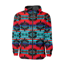 Load image into Gallery viewer, Okotoks Mountain All Over Print Windbreaker for Unisex (Model H23) All Over Print Windbreaker for Men (H23) e-joyer 
