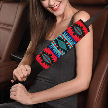 Load image into Gallery viewer, Okotoks Mountain Car Seat Belt Cover 7&#39;&#39;x12.6&#39;&#39; Car Seat Belt Cover 7&#39;&#39;x12.6&#39;&#39; e-joyer 
