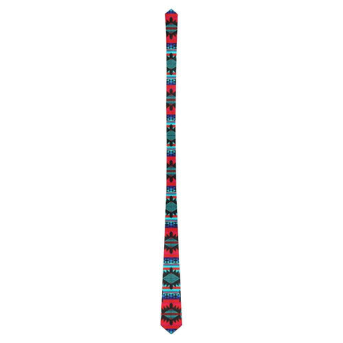 Okotoks Mountain Classic Necktie (Two Sides) Classic Necktie e-joyer 