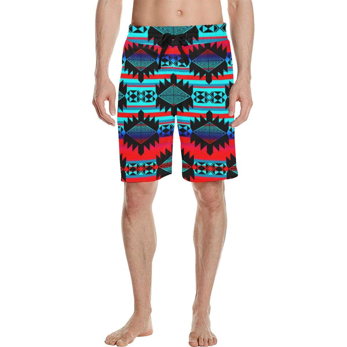 Okotoks Mountain Men's All Over Print Casual Shorts (Model L23) Men's Casual Shorts (L23) e-joyer 