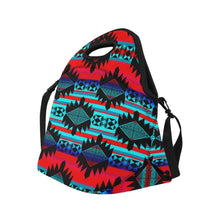 Load image into Gallery viewer, Okotoks Mountain Neoprene Lunch Bag/Large (Model 1669) Neoprene Lunch Bag/Large (1669) e-joyer 
