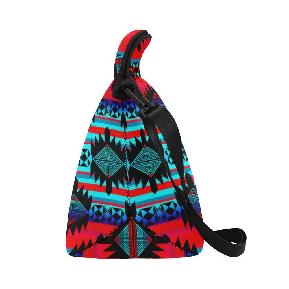 Okotoks Mountain Neoprene Lunch Bag/Large (Model 1669) Neoprene Lunch Bag/Large (1669) e-joyer 