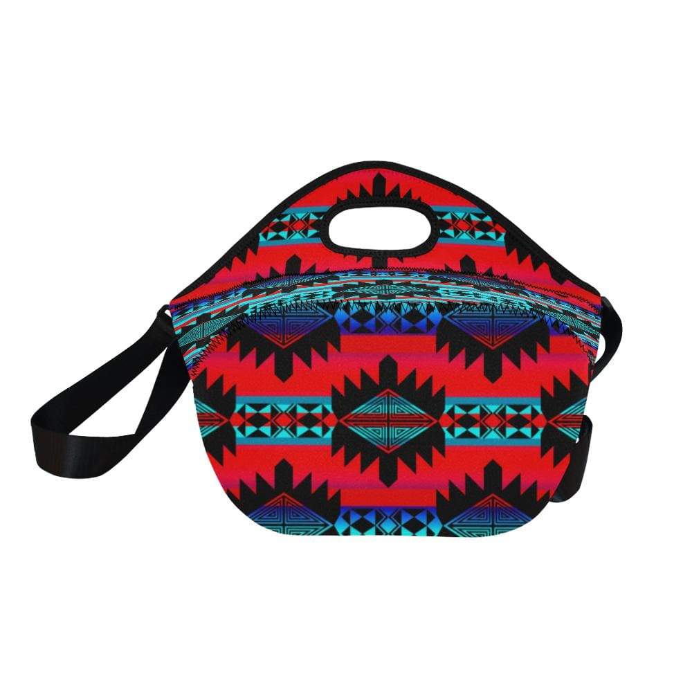 Okotoks Mountain Neoprene Lunch Bag/Large (Model 1669) Neoprene Lunch Bag/Large (1669) e-joyer 