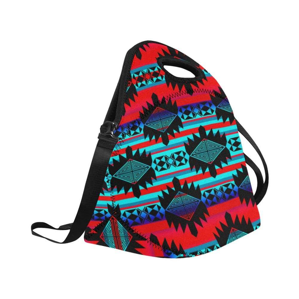 Okotoks Mountain Neoprene Lunch Bag/Large (Model 1669) Neoprene Lunch Bag/Large (1669) e-joyer 