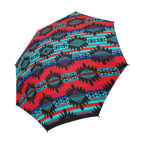 Okotoks Mountain Semi-Automatic Foldable Umbrella Semi-Automatic Foldable Umbrella e-joyer 