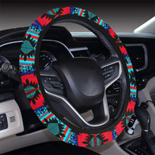 Load image into Gallery viewer, Okotoks Mountain Steering Wheel Cover with Elastic Edge Steering Wheel Cover with Elastic Edge e-joyer 
