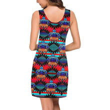 Load image into Gallery viewer, Okotoks Mountain Turtles IkstsÃ­miwa Vest Dress (Model D06) Medea Vest Dress (D06) e-joyer 
