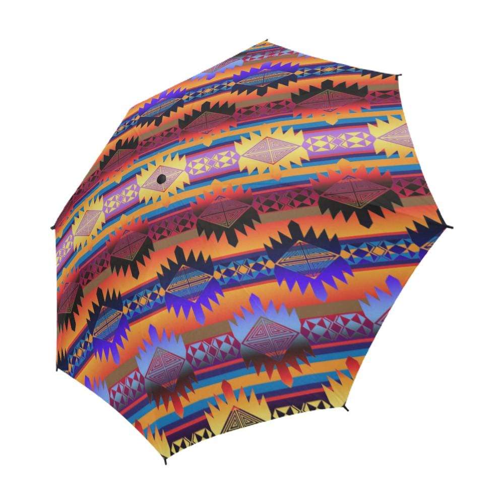 Okotoks Mountains Semi-Automatic Foldable Umbrella Semi-Automatic Foldable Umbrella e-joyer 