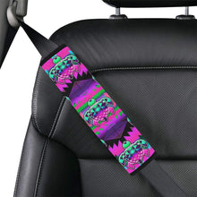 Load image into Gallery viewer, Okotoks Summer Turtles Car Seat Belt Cover 7&#39;&#39;x12.6&#39;&#39; Car Seat Belt Cover 7&#39;&#39;x12.6&#39;&#39; e-joyer 
