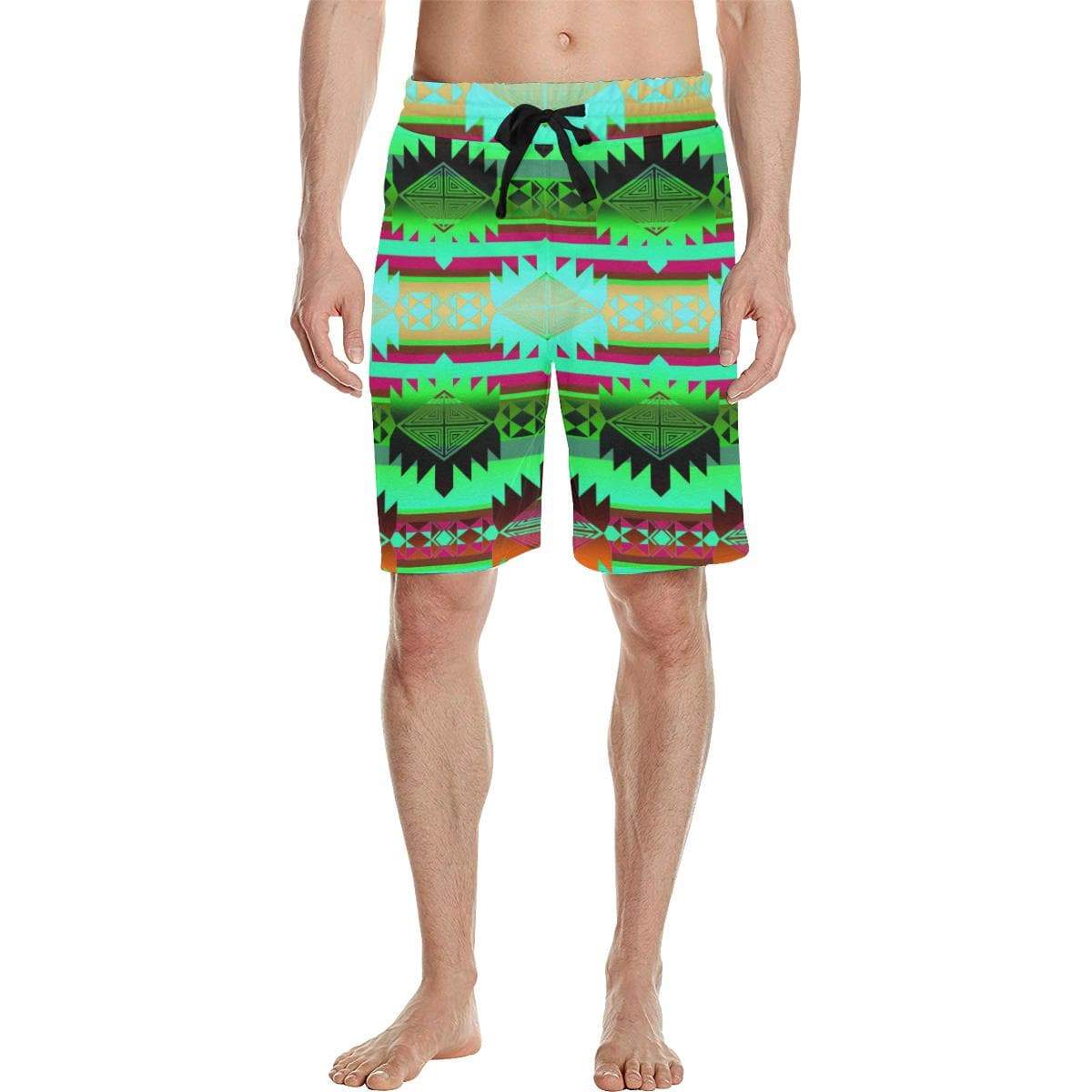 Okotoks Valley Men's All Over Print Casual Shorts (Model L23) Men's Casual Shorts (L23) e-joyer 