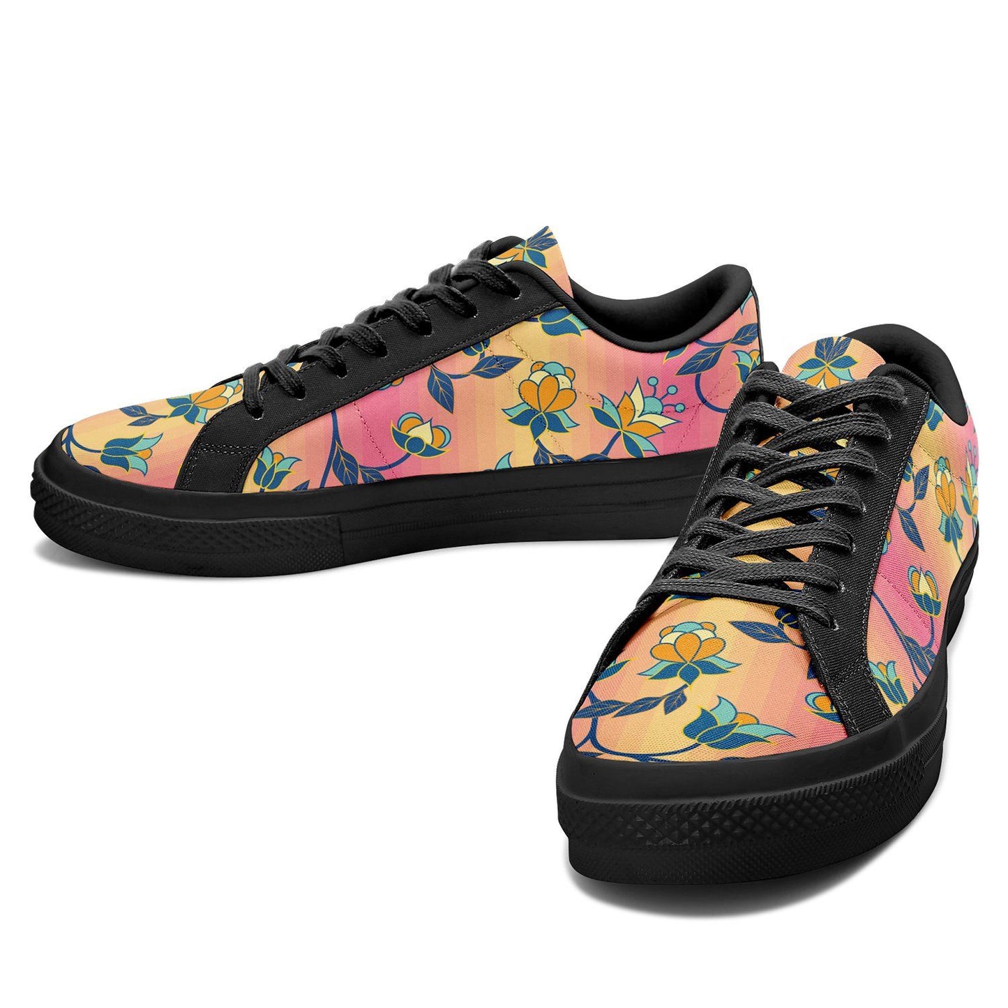 Orange Days Aapisi Low Top Canvas Shoes Black Sole aapisi Herman 