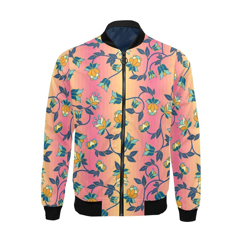 Orange Days All Over Print Bomber Jacket for Men (Model H19) All Over Print Bomber Jacket for Men (H19) e-joyer 