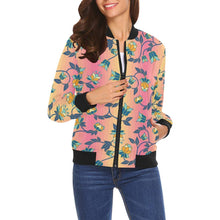 Load image into Gallery viewer, Orange Days All Over Print Bomber Jacket for Women (Model H19) All Over Print Bomber Jacket for Women (H19) e-joyer 
