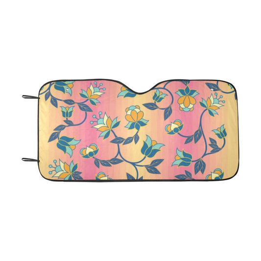 Orange Days Car Sun Shade by 49 Dzine