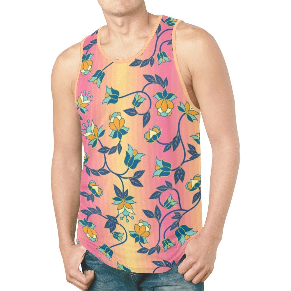 Orange Days New All Over Print Tank Top for Men (Model T46) New All Over Print Tank Top for Men (T46) e-joyer 