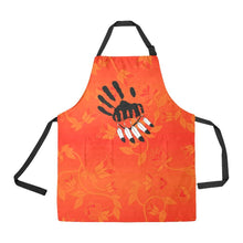 Load image into Gallery viewer, Orange Days Orange A feather for each All Over Print Apron All Over Print Apron e-joyer 
