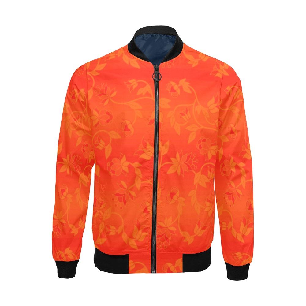 Orange Days Orange A feather for each All Over Print Bomber Jacket for Men (Model H19) All Over Print Bomber Jacket for Men (H19) e-joyer 