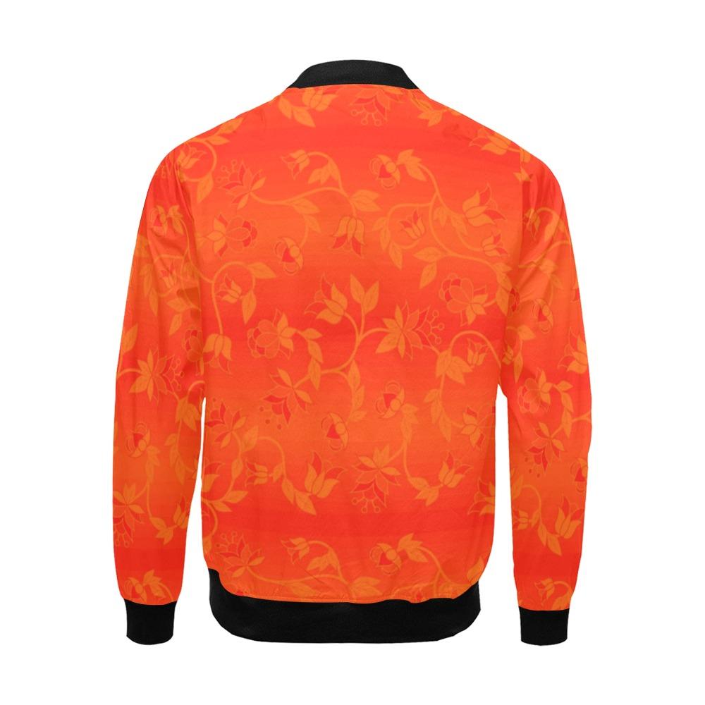 Orange Days Orange All Over Print Bomber Jacket for Men (Model H19) All Over Print Bomber Jacket for Men (H19) e-joyer 