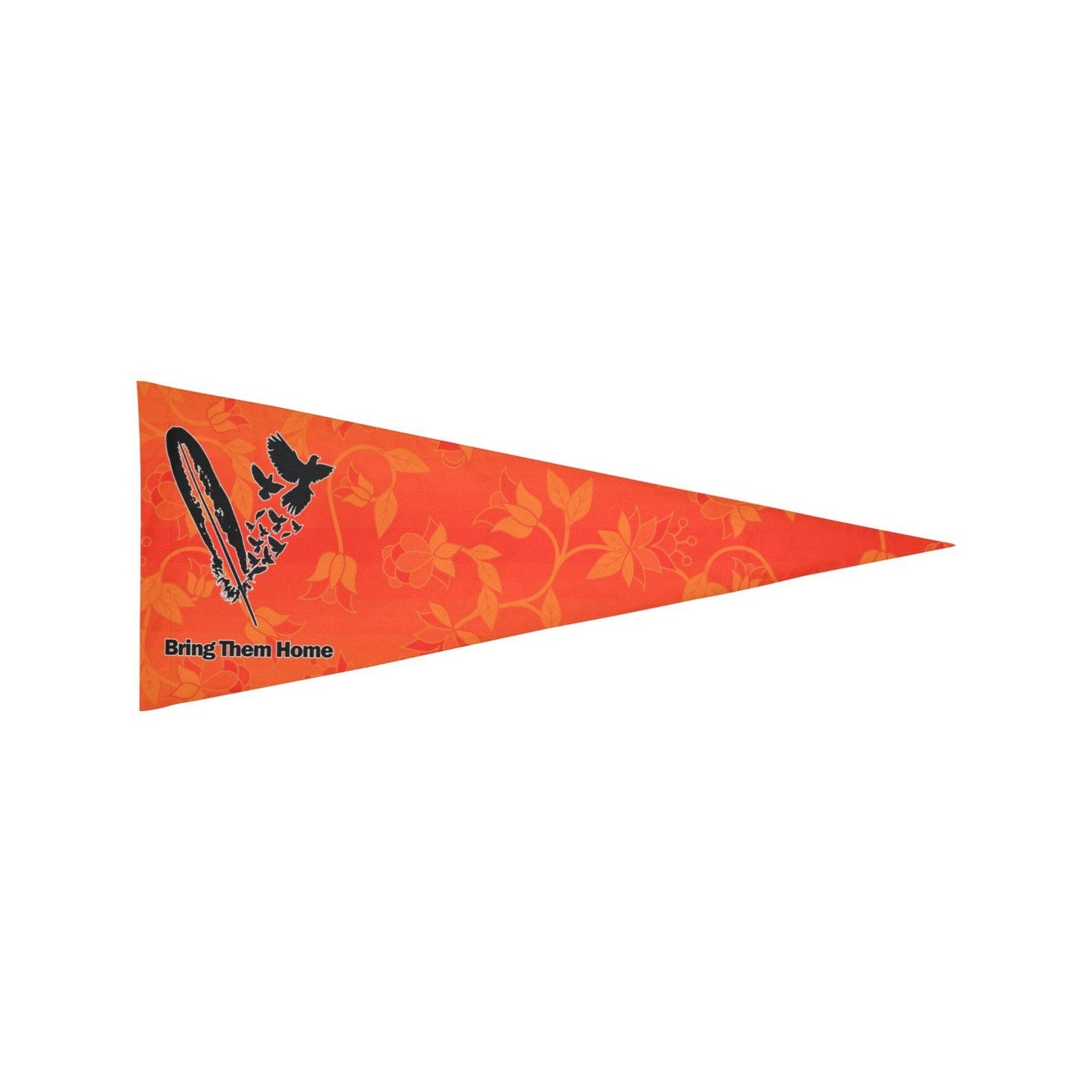 Orange Days Orange Bring Them Home Trigonal Garden Flag 30"x12" Trigonal Garden Flag 30"x12" e-joyer 