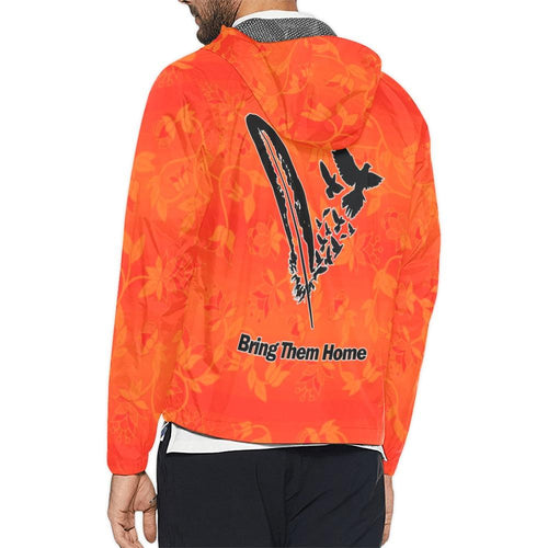 Orange Days Orange Bring Them Home Unisex All Over Print Windbreaker (Model H23) All Over Print Windbreaker for Men (H23) e-joyer 