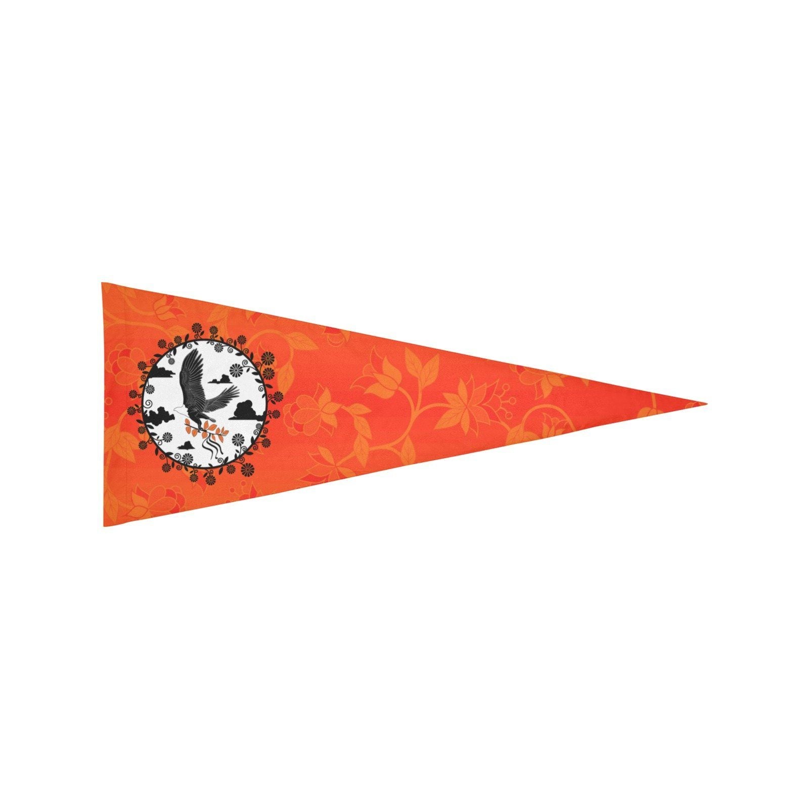 Orange Days Orange Carrying Their Prayers Trigonal Garden Flag 30"x12" Trigonal Garden Flag 30"x12" e-joyer 