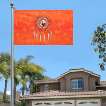 Load image into Gallery viewer, Orange Days Orange Feather Directions Garden Flag 59&quot;x35&quot; Garden Flag 59&quot;x35&quot; e-joyer 
