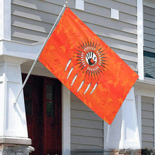 Load image into Gallery viewer, Orange Days Orange Feather Directions Garden Flag 70&quot;x47&quot; Garden Flag 70&quot;x47&quot; e-joyer 
