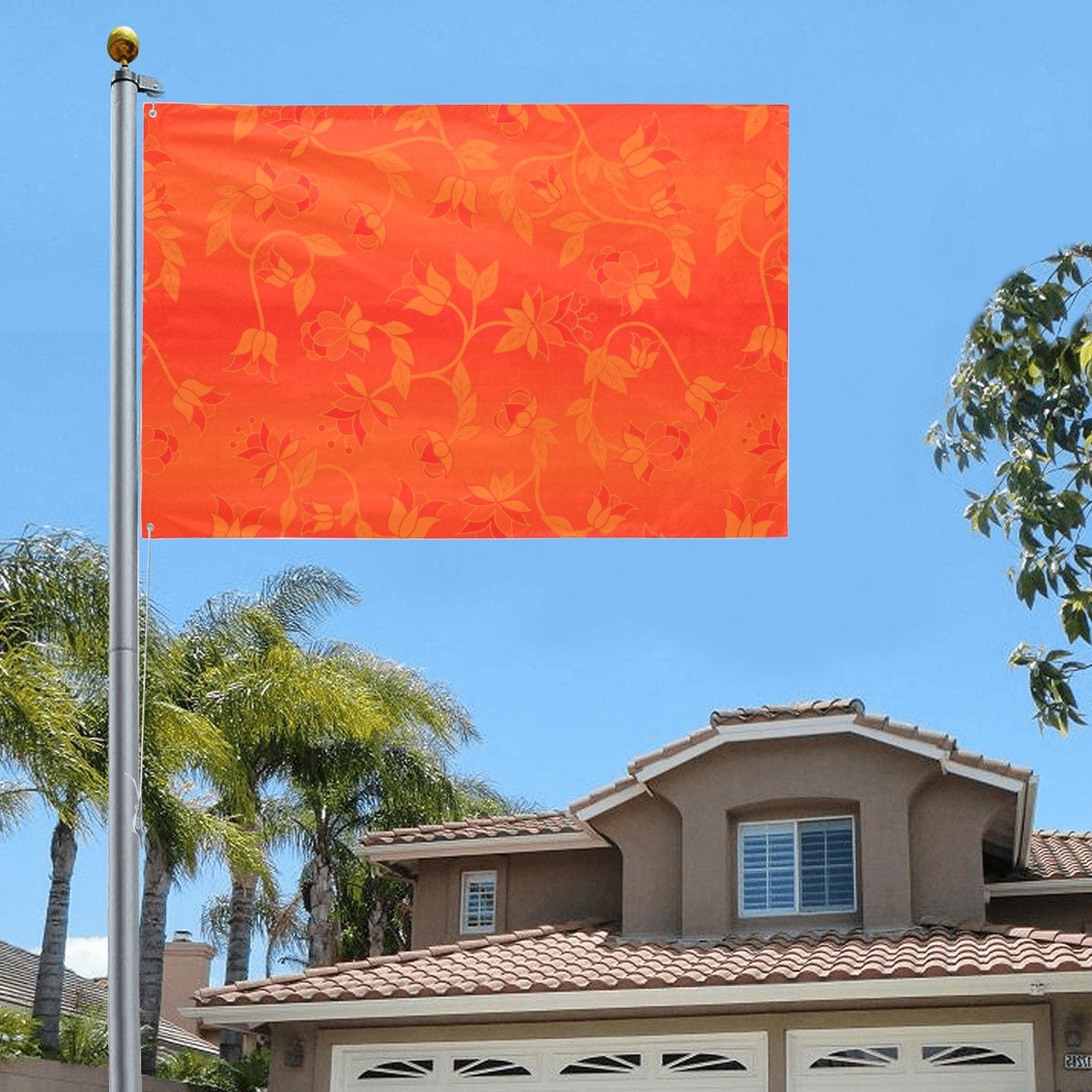 Orange Days Orange Garden Flag 70"x47" Garden Flag 70"x47" e-joyer 