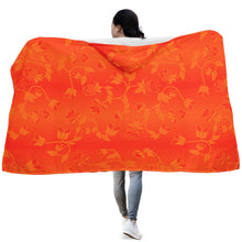 Load image into Gallery viewer, Orange Days Orange Hooded Blanket blanket 49 Dzine 
